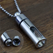 Carica l'immagine nel visualizzatore di Gallery, Pendentif Funéraire Transparent Argenté - photo 1