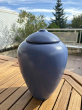 Carica l'immagine nel visualizzatore di Gallery, urne bleue celes avec vue montagne