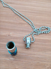 Carica l'immagine nel visualizzatore di Gallery, Urne Pendentif Cylindre Bleu - photo 3