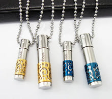 Carica l'immagine nel visualizzatore di Gallery, Urne Pendentif Cylindre Or - photo 1