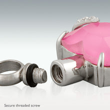 Carica l'immagine nel visualizzatore di Gallery, ciondolo funerario Cuore Rosa