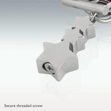 Carica l'immagine nel visualizzatore di Gallery, Bracciale in cuoio rosso con urna a stella