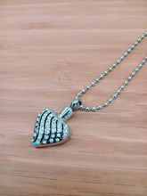 Carica l'immagine nel visualizzatore di Gallery, Ciondolo da cremazione Cuore argentato
