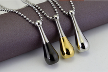 Carica l'immagine nel visualizzatore di Gallery, ciondolo da cremazione - boccetta nera