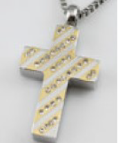 Carica l'immagine nel visualizzatore di Gallery, Ciondolo per ceneri a Croce LOTIE