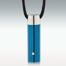 Carica l'immagine nel visualizzatore di Gallery, Ciondolo porta ceneri Urnti Blu