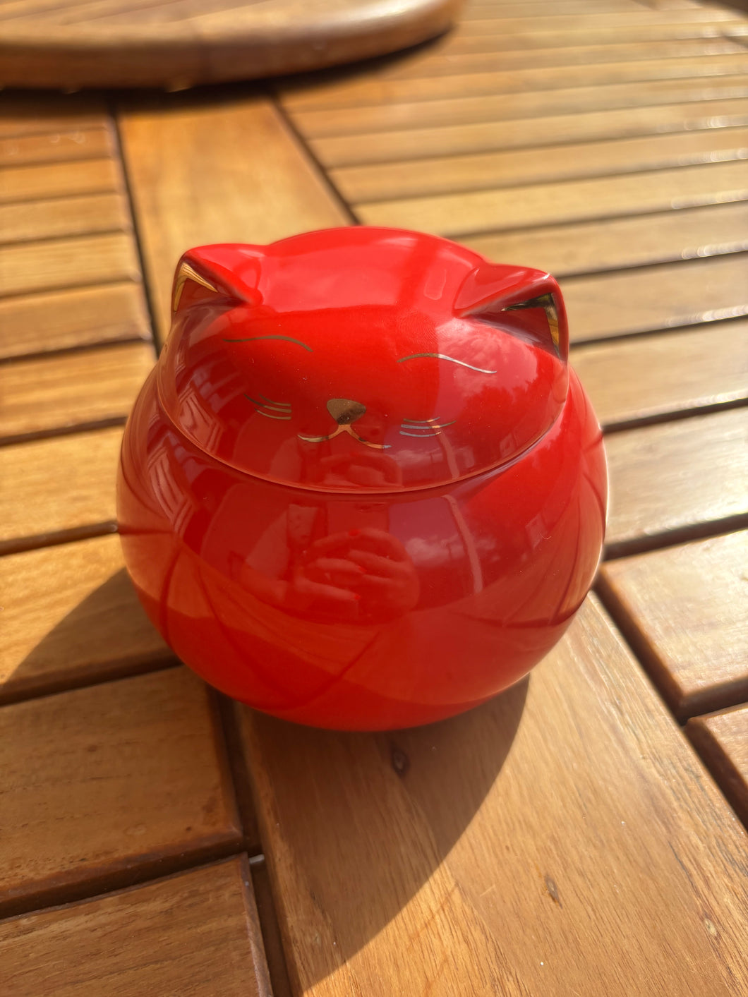 Urna funeraria gatto rosso