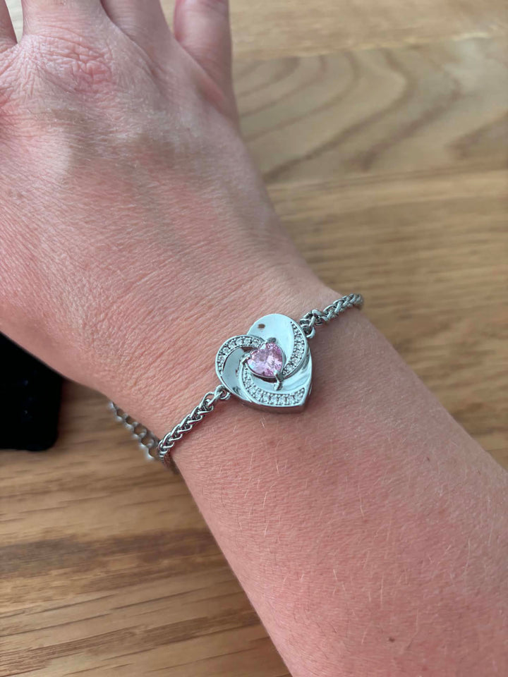 Bracelet funeraire coeur