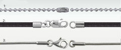 Collares de cadena para colgantes