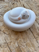 Carica l'immagine nel visualizzatore di Gallery, Urne Chat céramique blanche - photo 6
