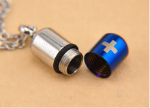 Carica l'immagine nel visualizzatore di Gallery, Pendentif Funéraire Mignon Bleu - photo 1
