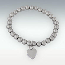 Carica l&#39;immagine nel visualizzatore di Gallery, bracelet cineraire avec coeur 
