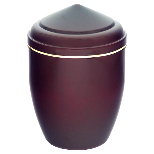 Urna in metallo MANDALAY Bordeaux
