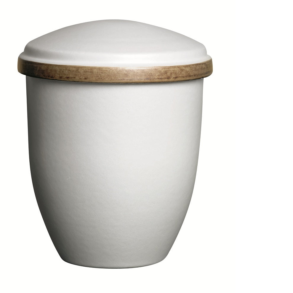 Trinityurns Urna Crematoria A Forma Di Colibrì Con Fiori - Metallo Dipinto A Mano 15x15x25 Cm, Capienza 500 Cm³